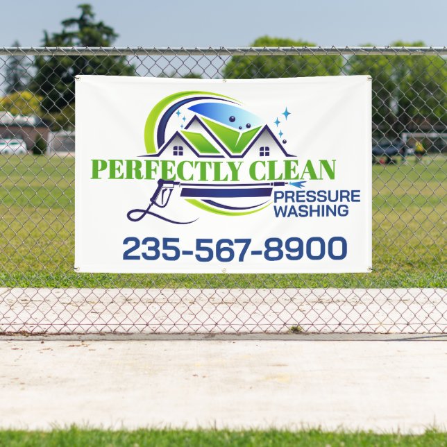 Professional Pressure Cleaning Service Banner (Insitu)