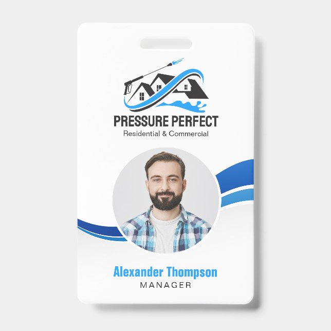Professional Pressure Washing & Power Cleaning  Badge (Front)