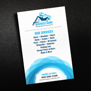 Professional Pressure Washing Power Cleaning  Flyer