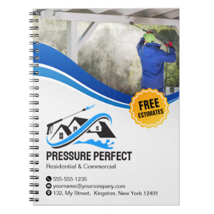 Professional Pressure Washing & Power Cleaning Notebook