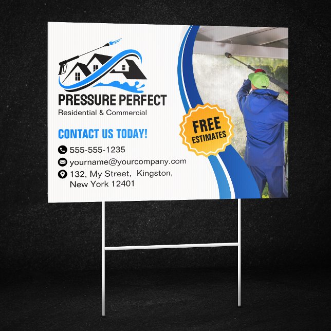 Professional Pressure Washing & Power Cleaning  Sign (Creator Uploaded)