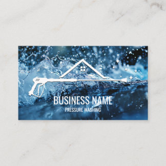 Professional Pressure Washing Power  Masculine  Bu Business Card