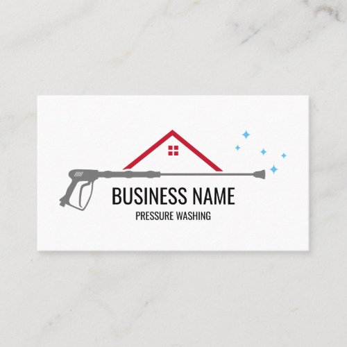 Professional Pressure Washing Power  Masculine  Bu Business Card