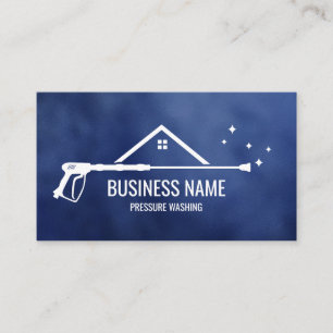 Professional Pressure Washing Power  Masculine  Bu Business Card