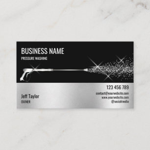 Professional Pressure Washing Power Washing Busine Business Card