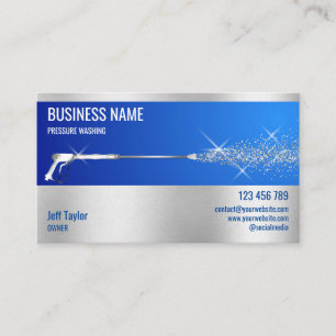 Professional Pressure Washing Power Washing Busine Business Card
