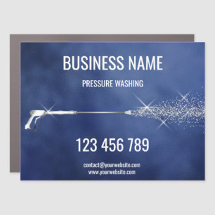 Professional Pressure Washing Power Washing Busine Car Magnet