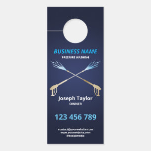 Professional Pressure Washing Power Washing Busine Door Hanger