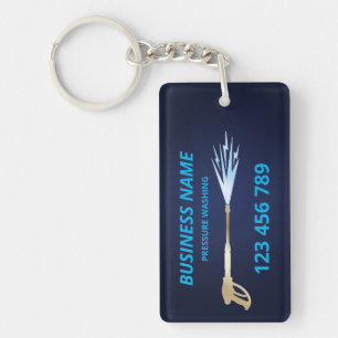 Professional Pressure Washing Power Washing Busine Keychain