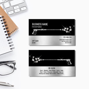 Professional Pressure Washing Power Washing Business Card