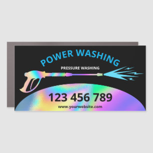 Professional Pressure Washing Power Washing Car Magnet