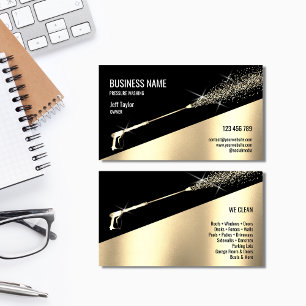 Professional Pressure Washing Power Washing Clean Business Card
