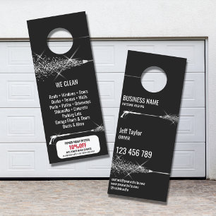 Professional Pressure Washing Power Washing Door Hanger