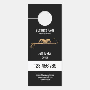 Professional Pressure Washing Power Washing Roof   Door Hanger