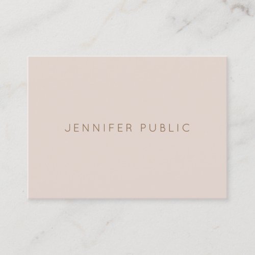 Professional Pretty Plain Luxury Modern Design Business Card