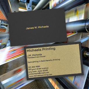 Professional Printing Company Business Card