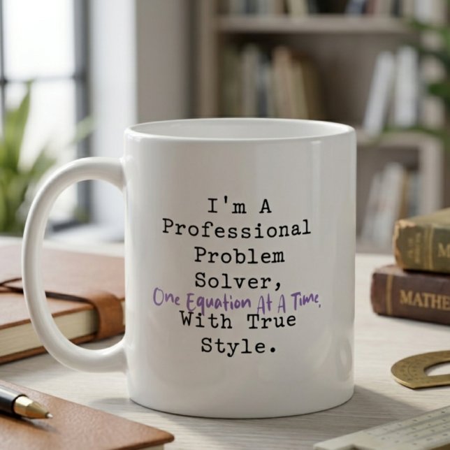 Professional Problem Solver One Equation Style Coffee Mug (Creator Uploaded)