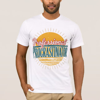 Professional Procrastinator Retro T-Shirt – Funny
