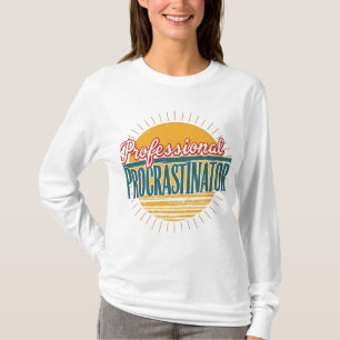 Professional Procrastinator Retro T-Shirt – Funny