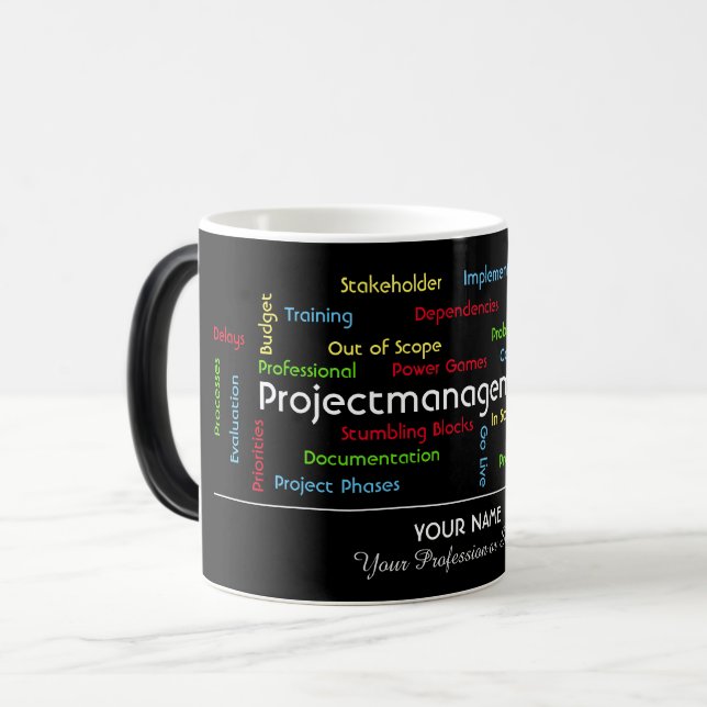Professional projectmanagement and consulting color morph mug  (Front Left)