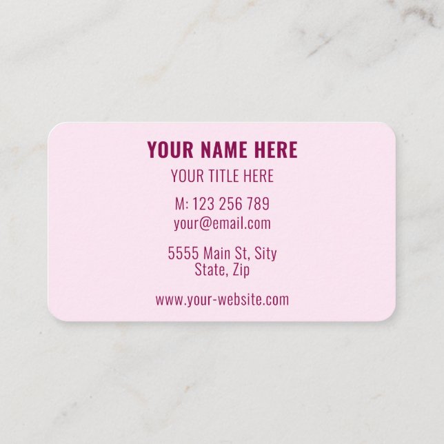 Professional Promotional Business Cards Template (Back)