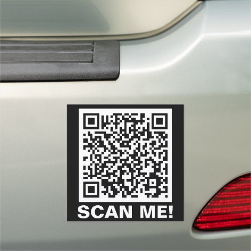 Professional Promotional Marketing QR Scan Me Code Car Magnet