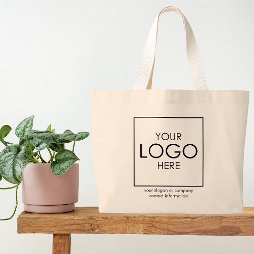 Professional Promotional Swag Your Logo Trade Show Large Tote Bag