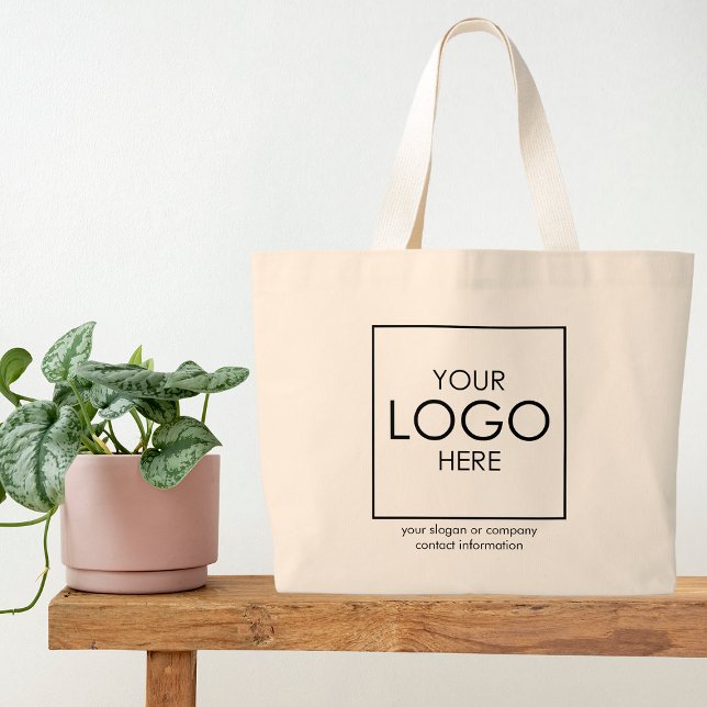 Professional Promotional Swag Your Logo Trade Show Large Tote Bag (Creator Uploaded)