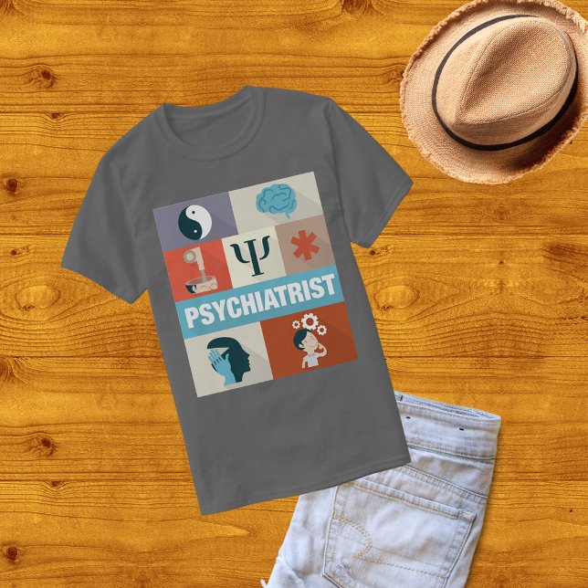 Professional Psychiatrist Iconic Designed T-Shirt (Creator Uploaded)
