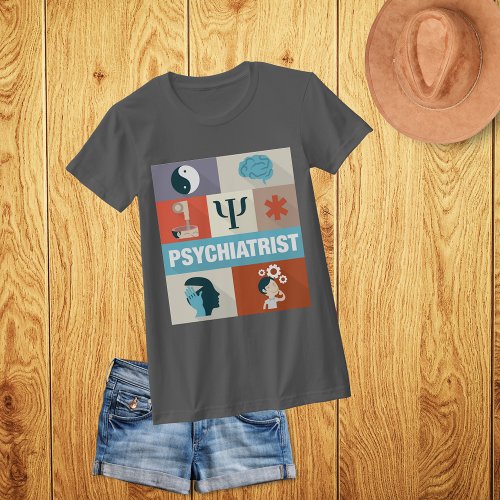 Professional Psychiatrist Iconic Designed T_Shirt