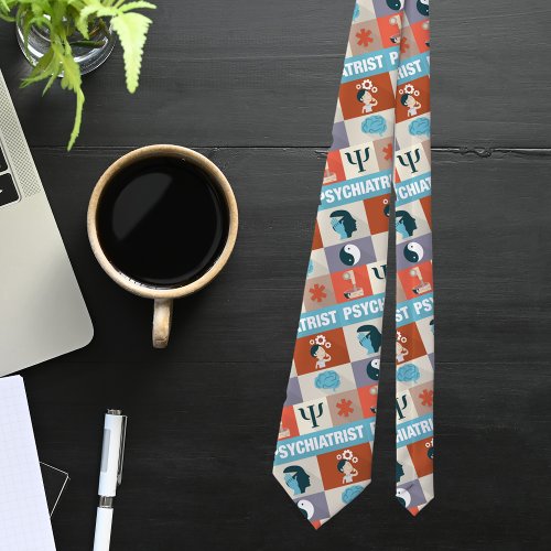 Professional Psychiatrist Iconic Designed Tie