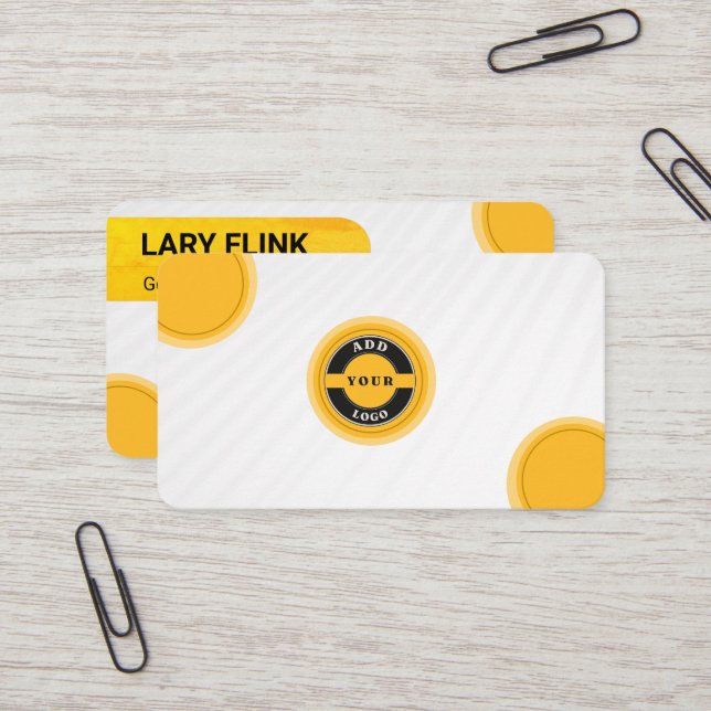 Professional QR Code Business Card (Front/Back In Situ)