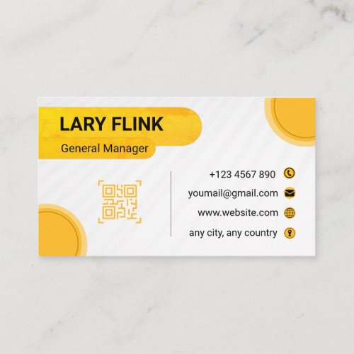 Professional QR Code Business Card