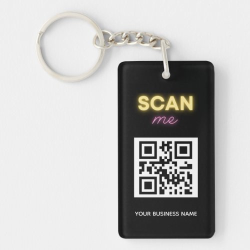 Professional QR Code Custom Keychain