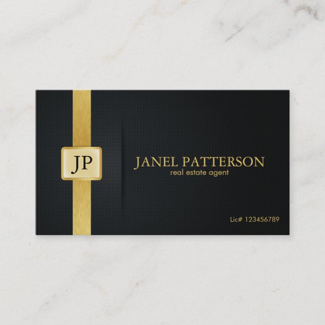 Professional Real Estate Agent - Add your photo Business Card (Front)