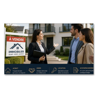 Professional Real Estate Agent Business Card