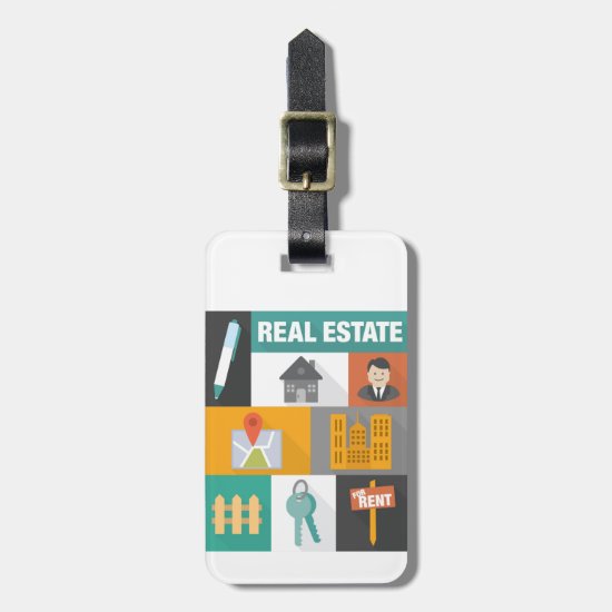 Professional Real Estate Agent Luggage Tag