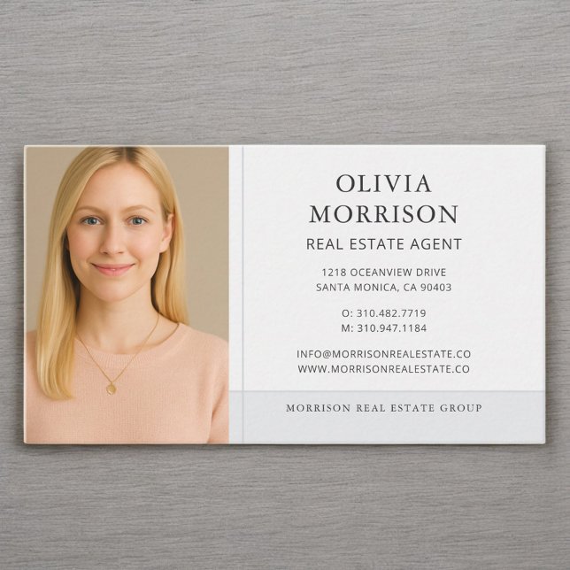 Professional Real Estate Agent Photo Business Card (Creator Uploaded)