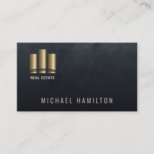 Professional real estate construction logo business card