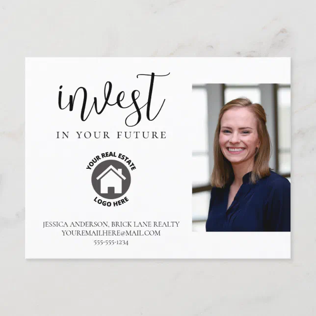 Professional Real Estate Farming Photo Postcard Zazzle