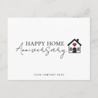 Professional Real Estate Happy Home Anniversary