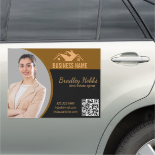Professional Real Estate Promotional Realtor Car Magnet