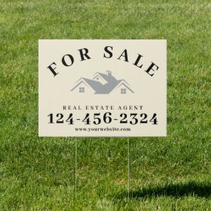 Professional Real Estate Promotional Realtor Home Sign