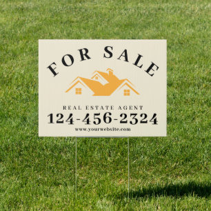 Professional Real Estate Promotional Realtor Home Sign