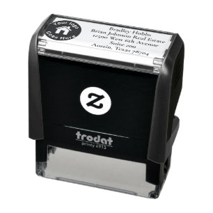 Professional Real Estate Promotional Realtor Self-inking Stamp