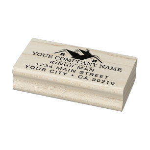 Professional Real Estate Promotional Realtor solid Rubber Stamp
