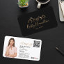 professional real estate realtor add photo QR code Business Card