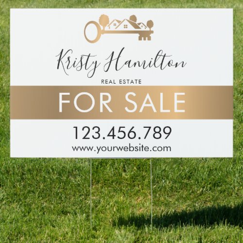 Professional Real Estate Realtor For Sale Sign