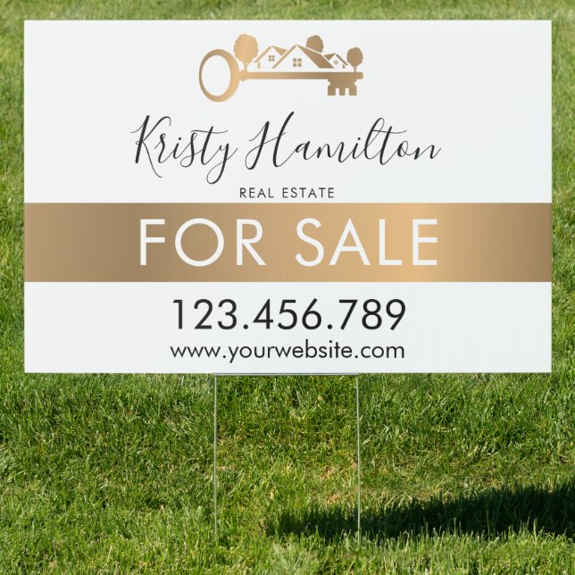 Professional Real Estate Realtor For Sale Sign (Insitu)