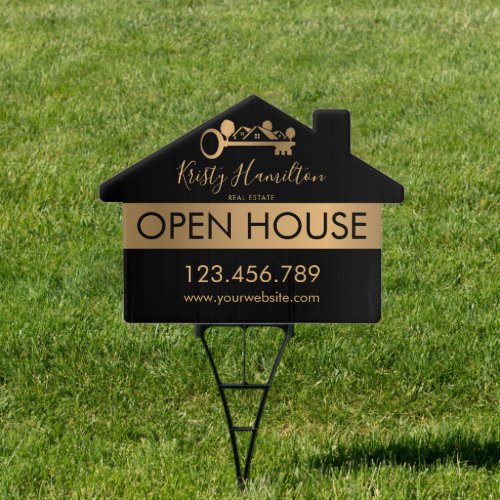 Professional Real Estate Realtor Open House Sign